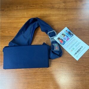 NWT BANDI Sleek Pocketed Belt Navy Blue